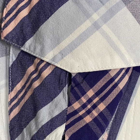 Le Chateau Long Plaid Shirt - Picture 6 of 8